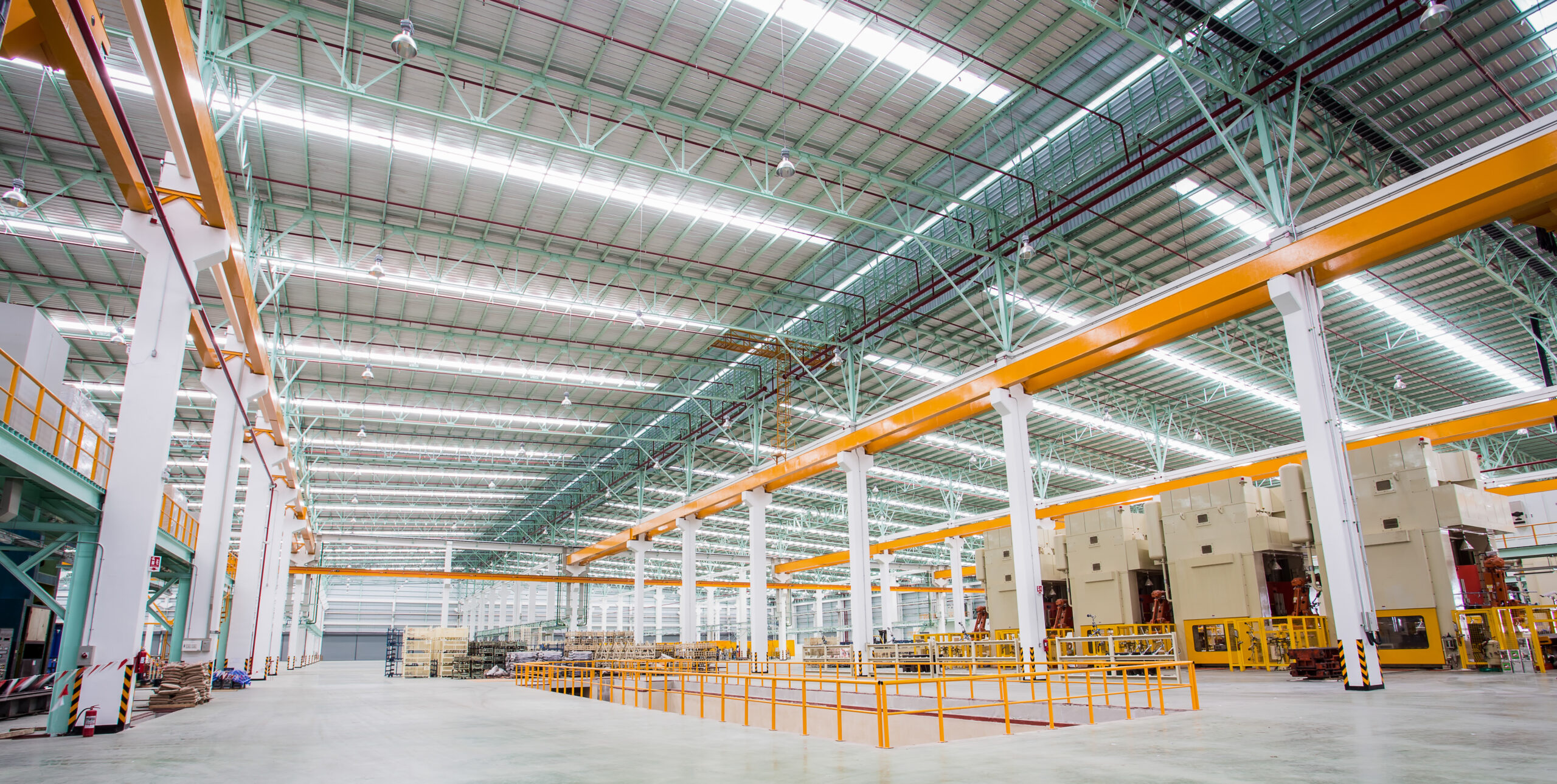 Steel production factory